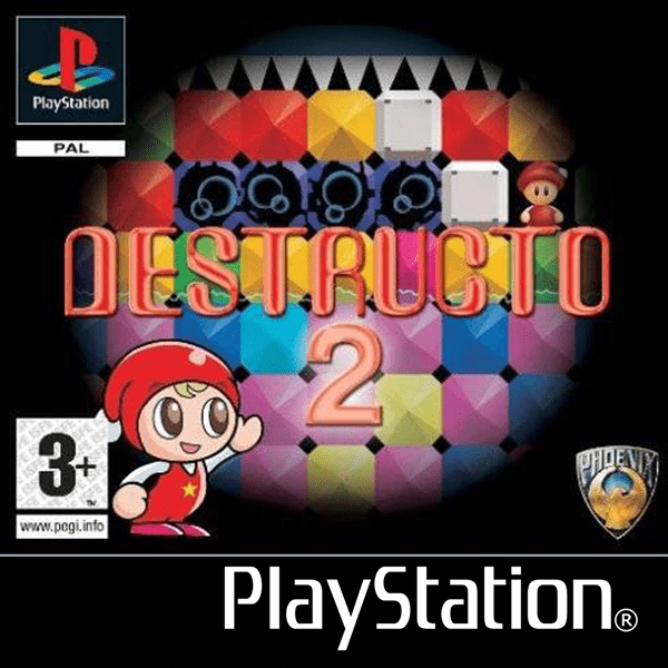 Destructo 2 box art for Playstation